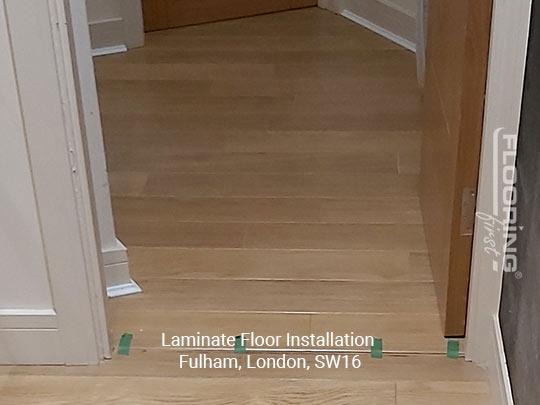 Laminate floor installation in Fulham 3
