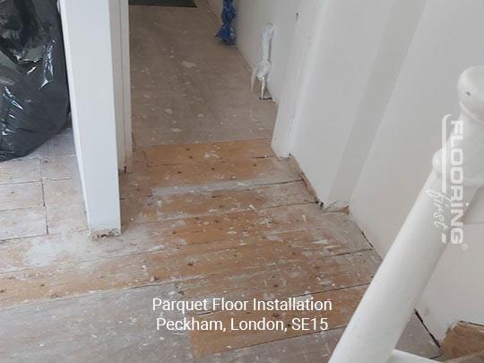 Parquet floor fitting in Peckham 1