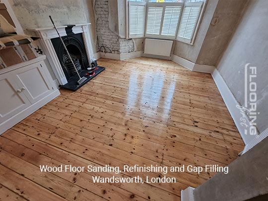 Wood floor sanding, refinishing and gap filling in Wandsworth 6
