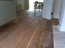 Parquet Repairs - Fireplace Extension 