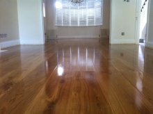 Parquet Repairs - Fireplace Extension 
