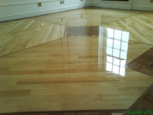 Parquet Repairs - Fireplace Extension 