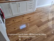 Engineered floor & stairs buffing and re-oiling in Wandsworth 6