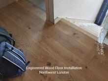 Engineered wood floor installation in Northwest London 3