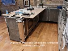 Engineered wood floor sanding and refinishing in Fulham 2