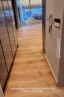 Engineered wood floor sanding and refinishing in Fulham 3