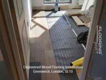 Engineered wood flooring installation in Greenwich 3