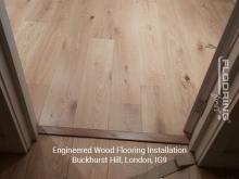 Engineered wood flooring installation in Buckhurst Hill 8