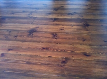 Floor Boards Repairs - Fireplace Extension 