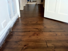 Floor Boards Repairs - Fireplace Extension 