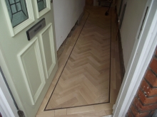Staining Floor Boards in White Wash 