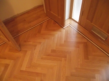 Staining Floor Boards in White Wash 