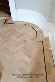 Installation of prime parquet flooring in Westminster 2