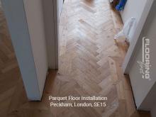 Parquet floor fitting in Peckham 15