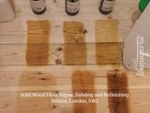 Solid wood floor repair, sanding and refinishing in Brixton 3