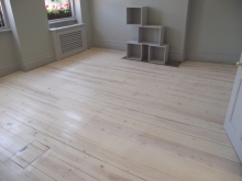 Floor Boards Repairs - Fireplace Extension 