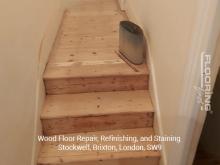Wood floor repair, refinishing, and staining in Stockwell, Brixton 6