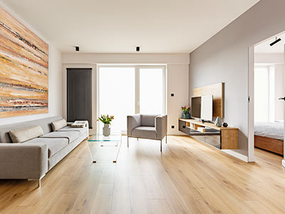 White oak flooring - contemporary look