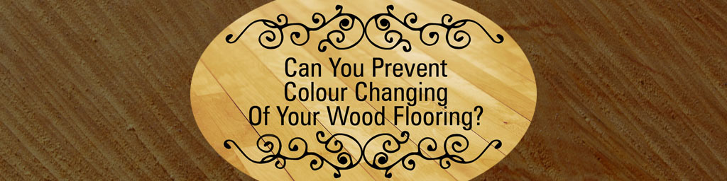 Colour changing wood flooring