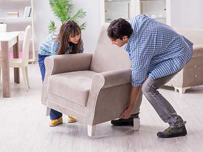 Moving furniture without dragging it