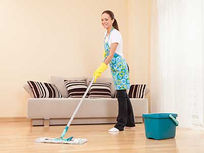 Parquet flooring - cleaning routine