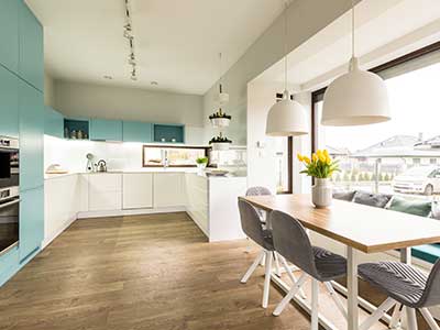 Vinyl flooring in the kitchen - affordability & comfort