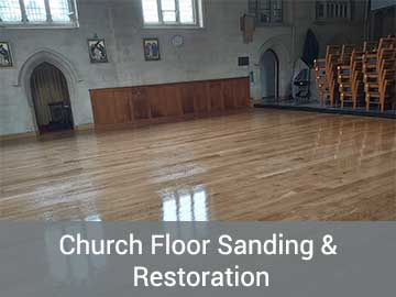 Church sanding and restoration 1
