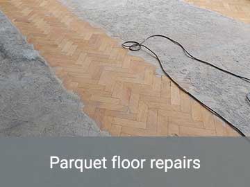 Parquet floor repairs