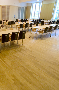 Wood floor restoration in Manor House