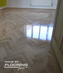 Floor refinishing project in Winchmore Hill
