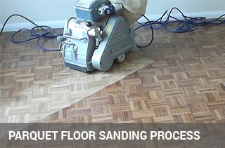Parquet floor sanding