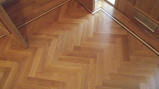 Herringbone Parquet Floor Fitting