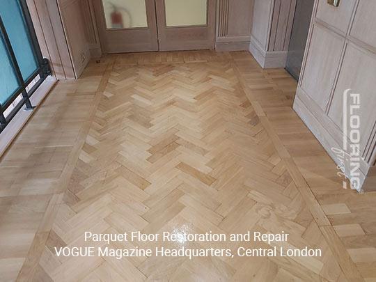 Parquet floor restoration and repair in Central London 3