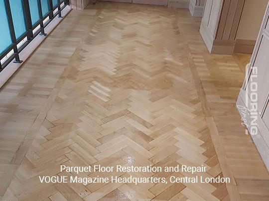 Parquet floor restoration and repair in Central London 4
