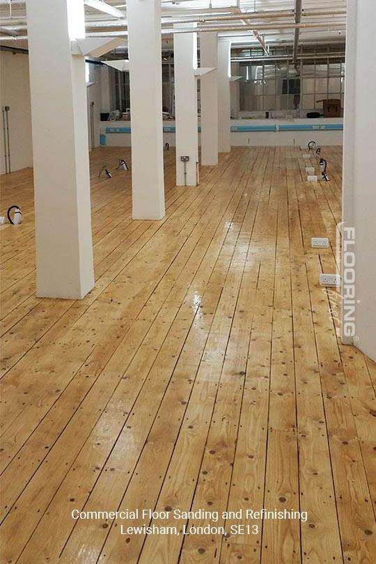 Commercial floor sanding and refinishing in Lewisham 2