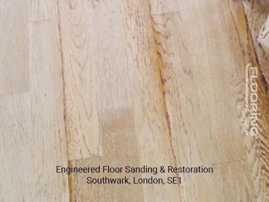 Engineered floor sanding & restoration in Southwark
