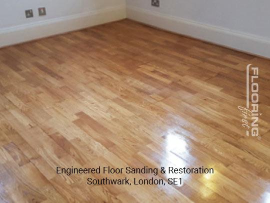 Engineered floor sanding & restoration in Southwark 4