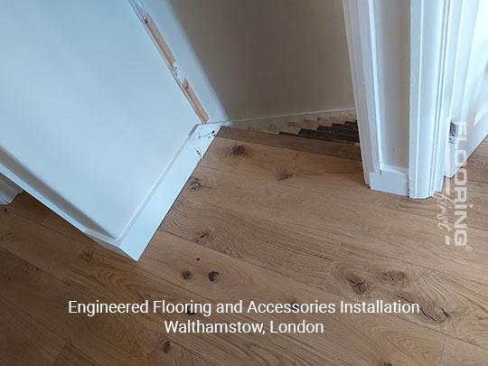 Engineered flooring and accessories installation in Walthamstow 7
