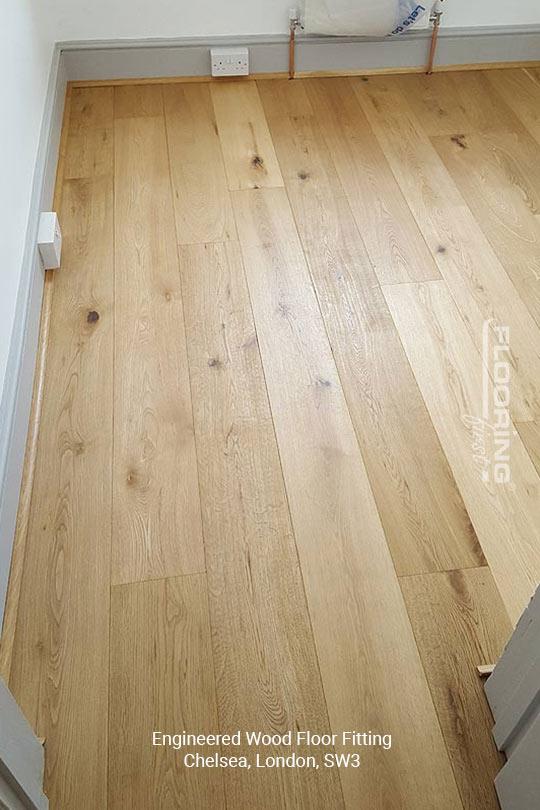 Engineered wood floor fitting in Chelsea 3