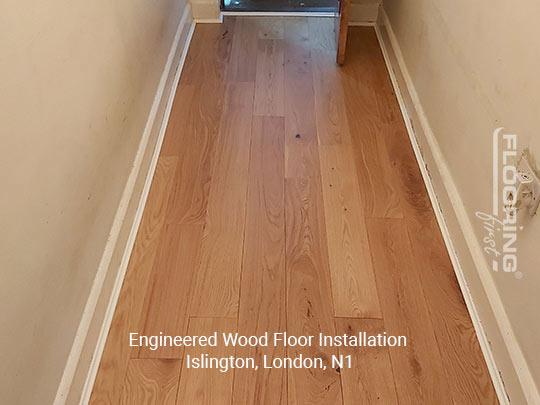Engineered wood floor installation in Islington 6