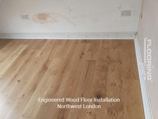Engineered wood floor installation in Northwest London 7