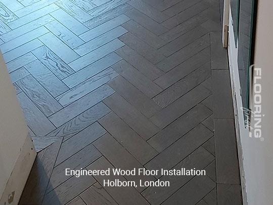 Engineered wood floor installation in Holborn 6