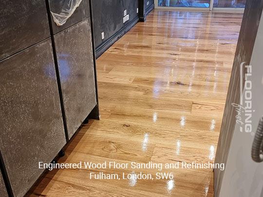 Engineered wood floor sanding and refinishing in Fulham 7