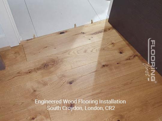 Engineered wood flooring installation in South Croydon 1
