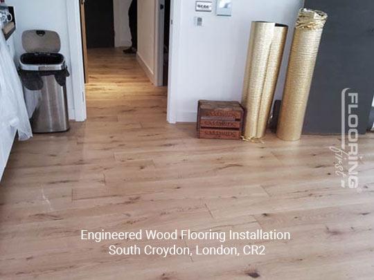 Engineered wood flooring installation in South Croydon 2