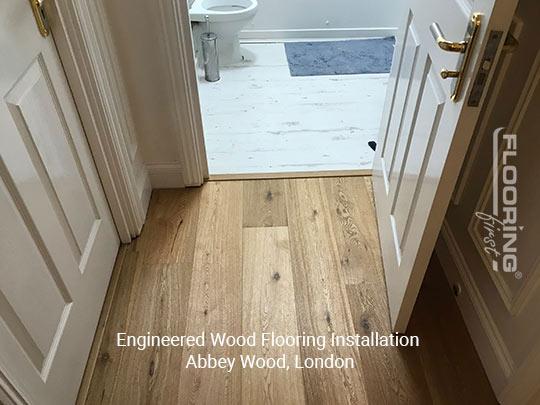 Engineered wood flooring installation in Abbey Wood 4
