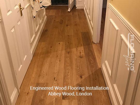 Engineered wood flooring installation in Abbey Wood 5