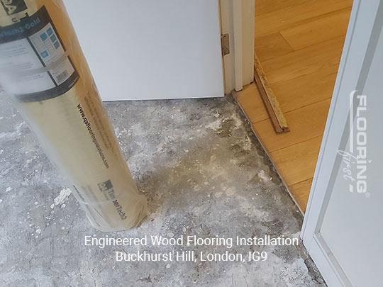 Engineered wood flooring installation in Buckhurst Hill 2