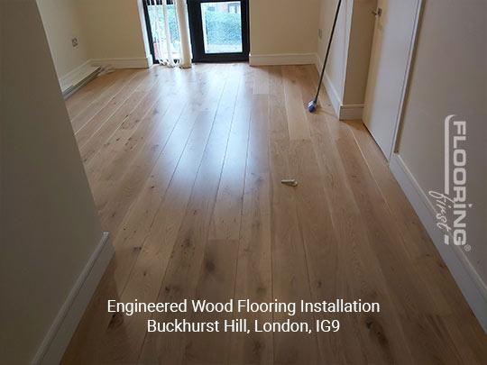 Engineered wood flooring installation in Buckhurst Hill 10