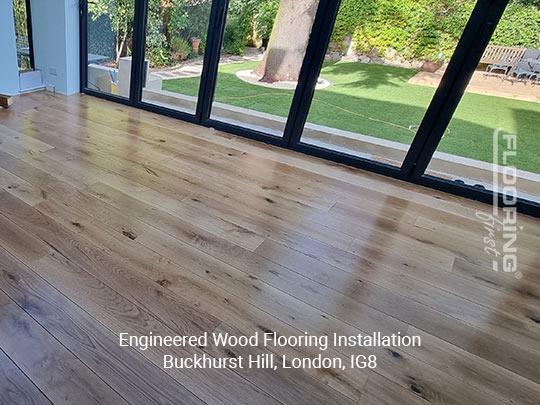 Engineered wood flooring installation in Buckhurst Hill 7